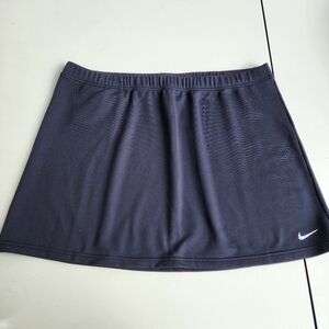 Nike Sphere Team Women's Tennis Skirt Black Stretch Pickleball Unlined L (12-14)